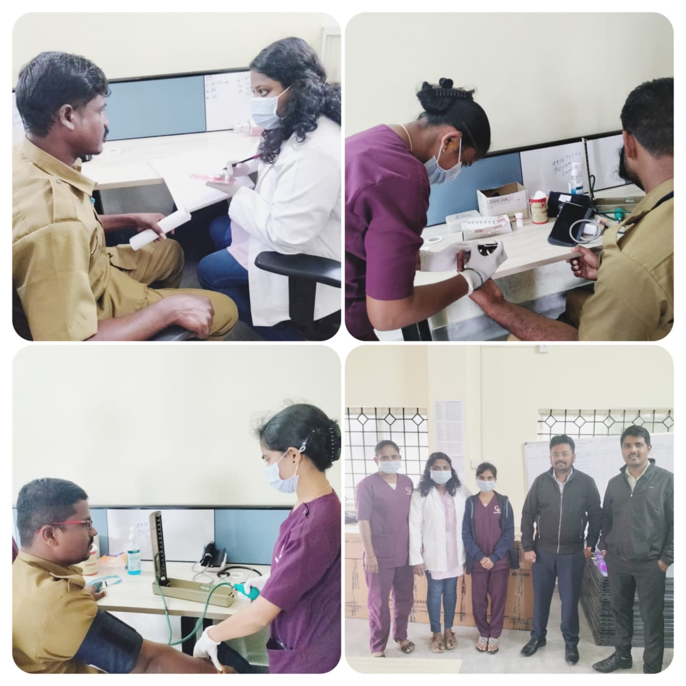 Vitals screening drive