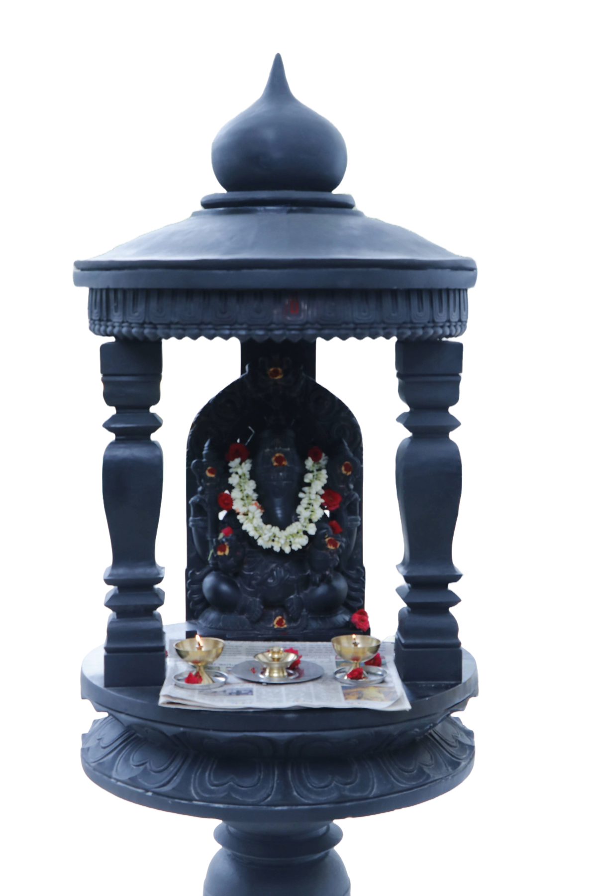 Ganesha idol at Vinayaka Hospital